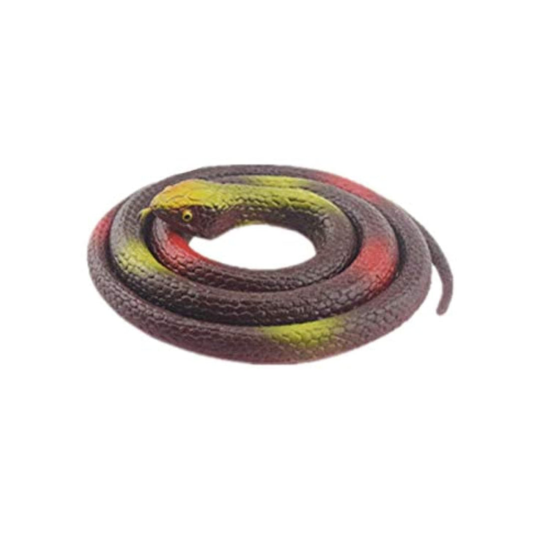 Generic Simulation rubber snake toy animals model funny scary snake kids gag toys prank jokes toys halloween prank prop for decor-multi size