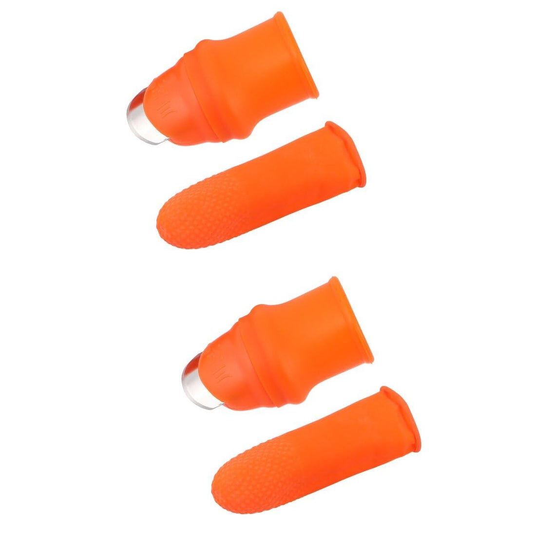 TEHAUX 2 pcs Harvest Women-s Thumb Women Orange Trim Vegetable Women- Accessories Gardening - Picking Knife Fruit Pruners Grape Gloves Picker Cutters Plant Guards Protectors Garden