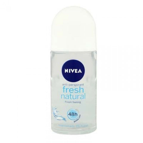 Nivea Fresh Natural Anti Perspirant Roll-On Deodorant For Women, 50Ml (Pack Of 2)