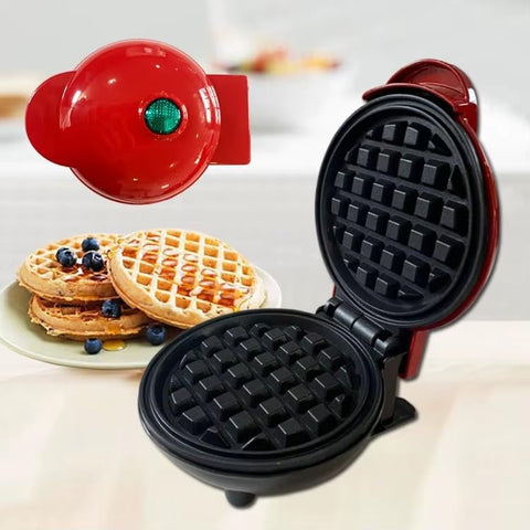 WAFFLETTA - Mini Waffle Maker (Mini) Ensures You A Delicious Breakfast Easily Reserved 350W Easy To Use And Transport Anywhere (Ace Information - Generic