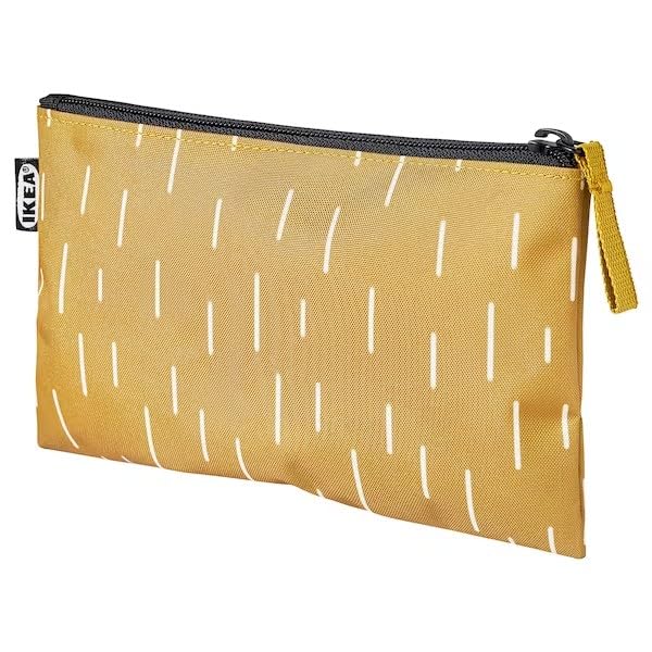 Digital Shoppy SKÖRDA Accessory Bag, Yellow, 20x12 cm (7 ¾x4 ¾)