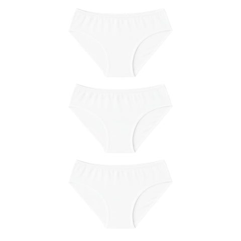 Womens Set of Midi Pack of 3 Multicolors, Classic Panties Underwear for Women