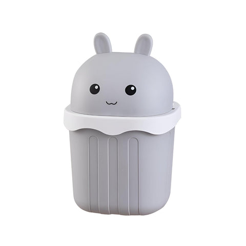 Cute Trash Box - Compact Mini Garbage Can with Flip Lid for Stylish Waste Disposal on Desktops and Counters