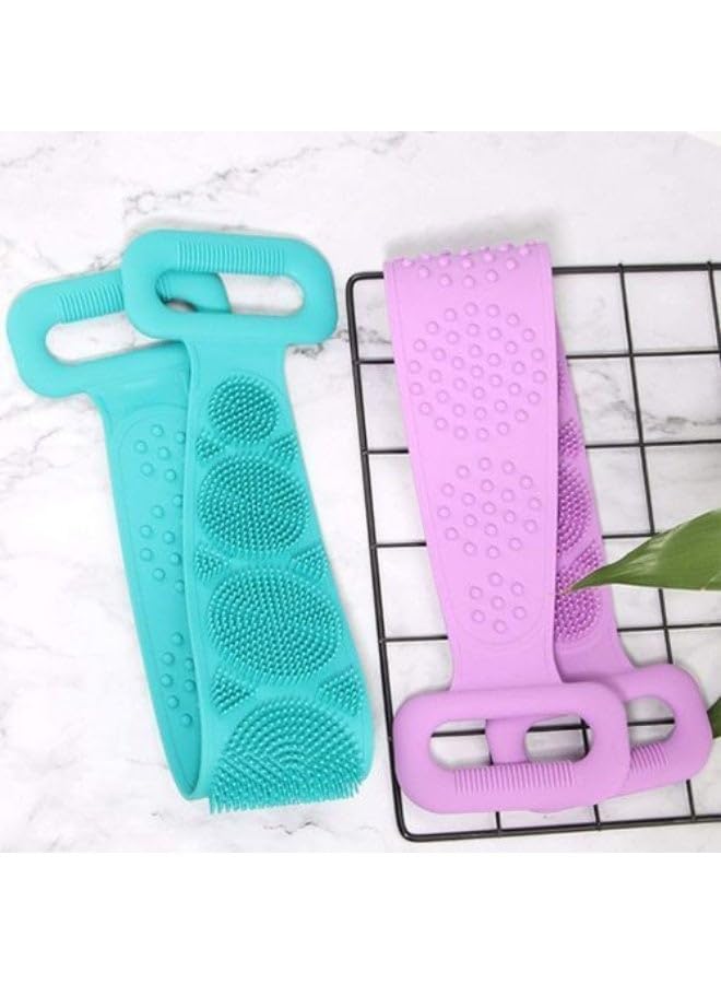 maya accessories Bath and body scrub silicon loofah 1PC may vary color