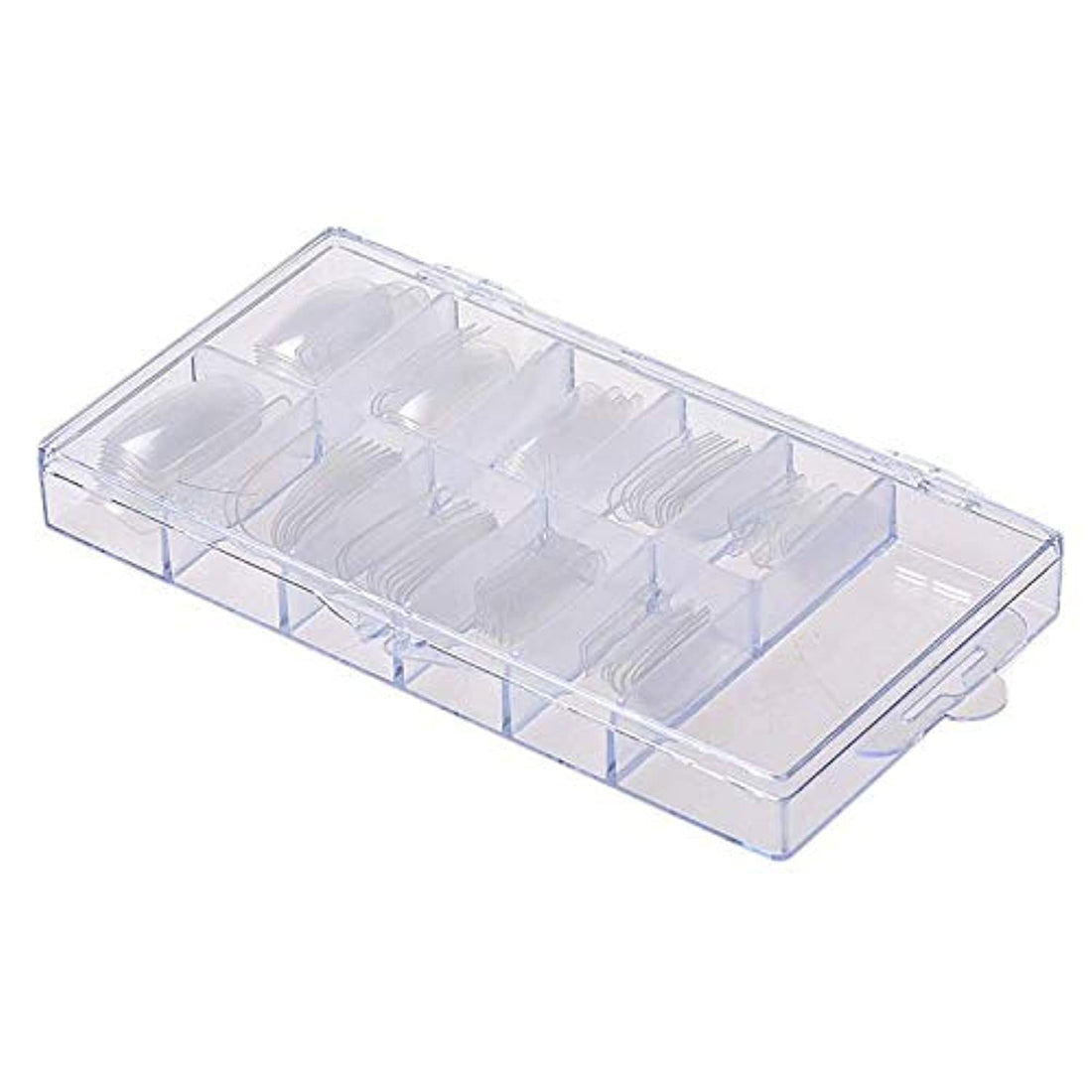 Acrylic False/Fake Nail (Clear) - 100 Pieces