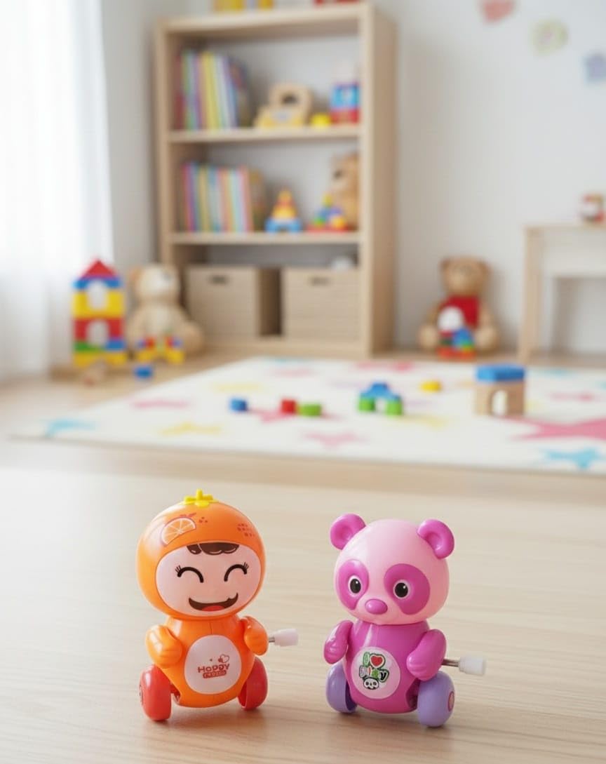 Wind-up Children's Toy Set - 2 Moving Pieces 11