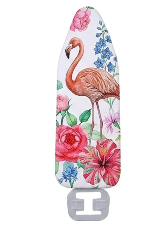 Flamingo Design Ironing Board Cover â€“ 140 x 50 cm, Heat-Resistant, Smooth Surface, Durable and Easy to Use