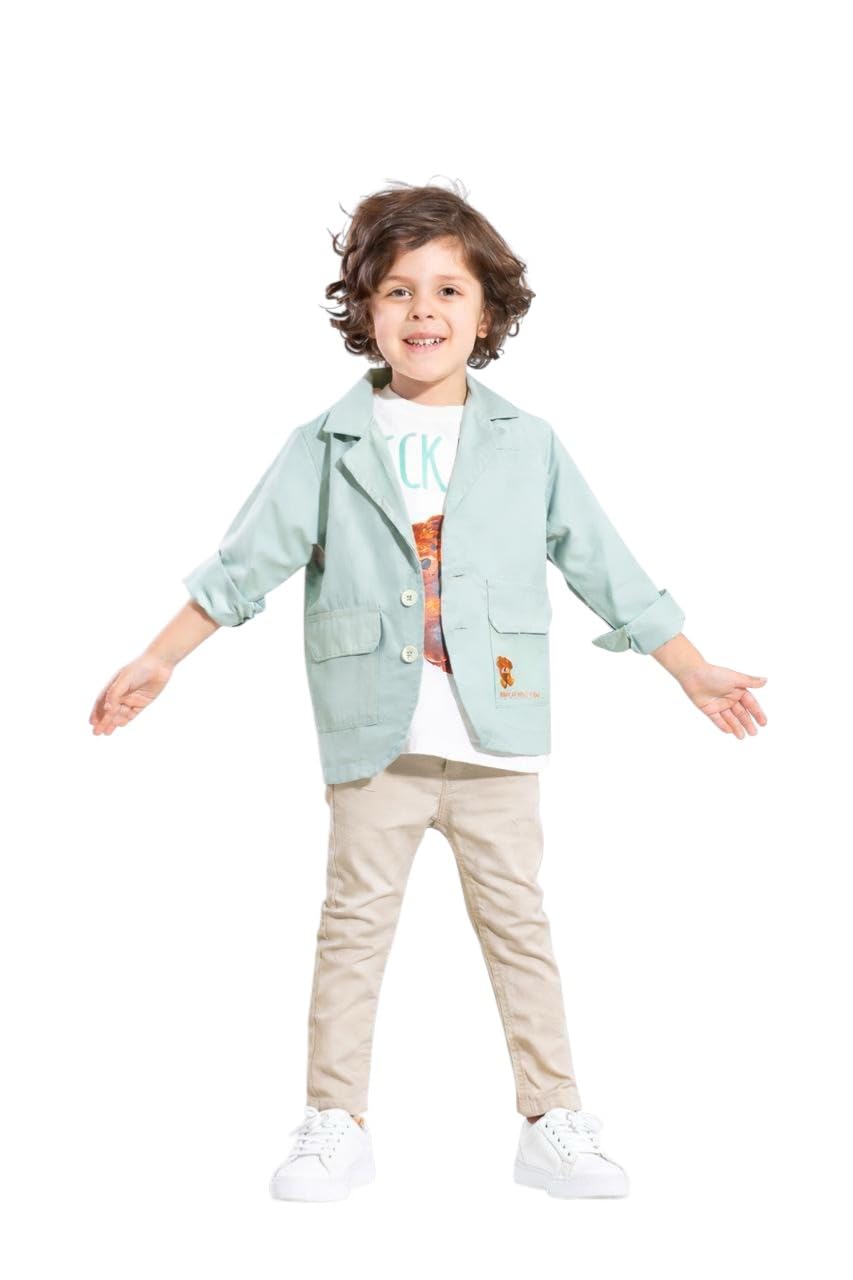My BaBy Graphic 3-Piece Outfit Set for Boys - Multicolor