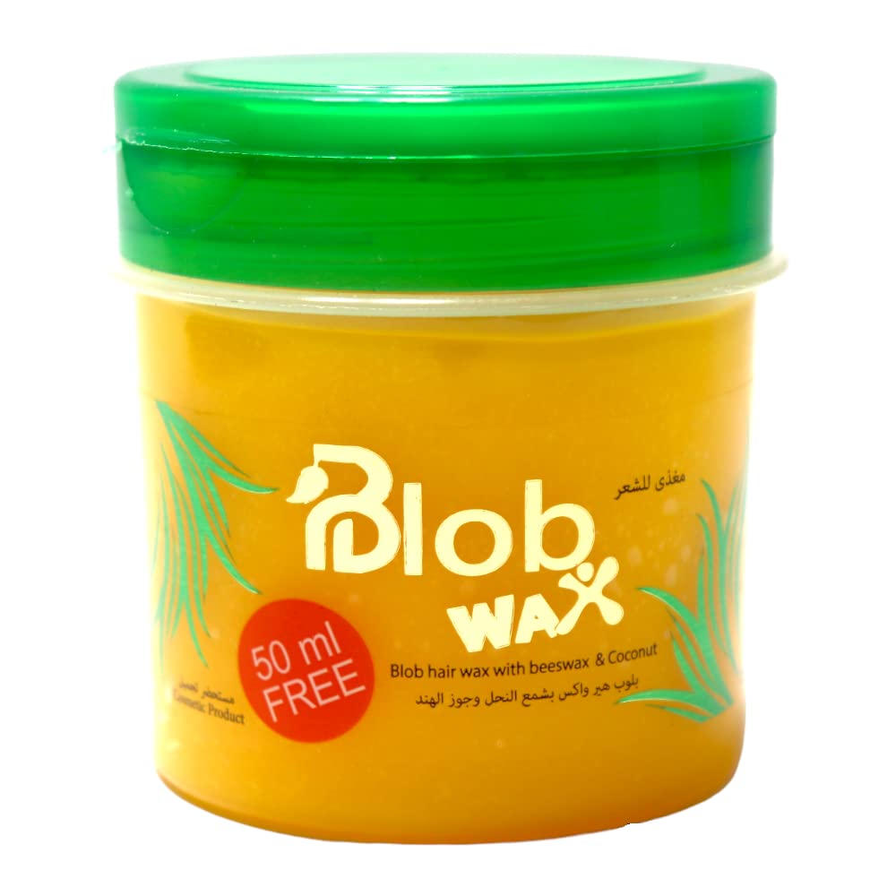 Blob hair wax with beeswax & coconut, 170 ml, Yellow