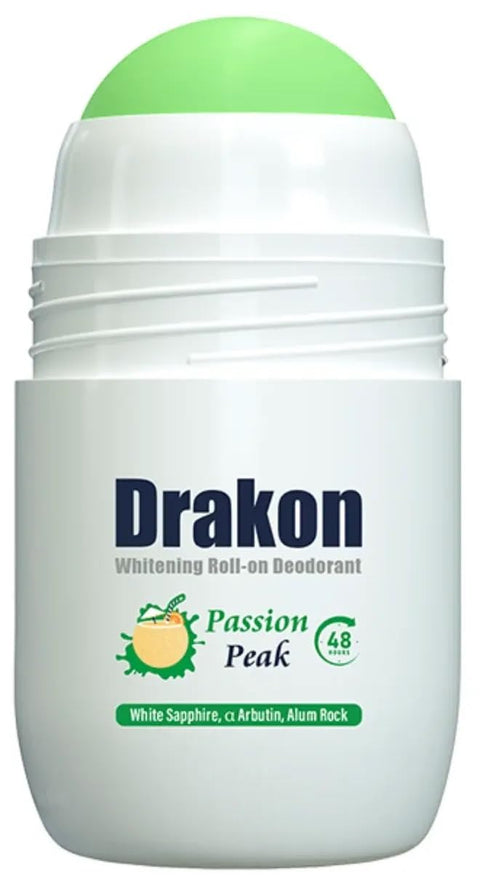 Drakon Roll-on Deodorant 5in1 Passion Peak Scent, 48h Protection For Sensitive Under-arm Aluminum Chloride &Alcohol Free - 50 ml
