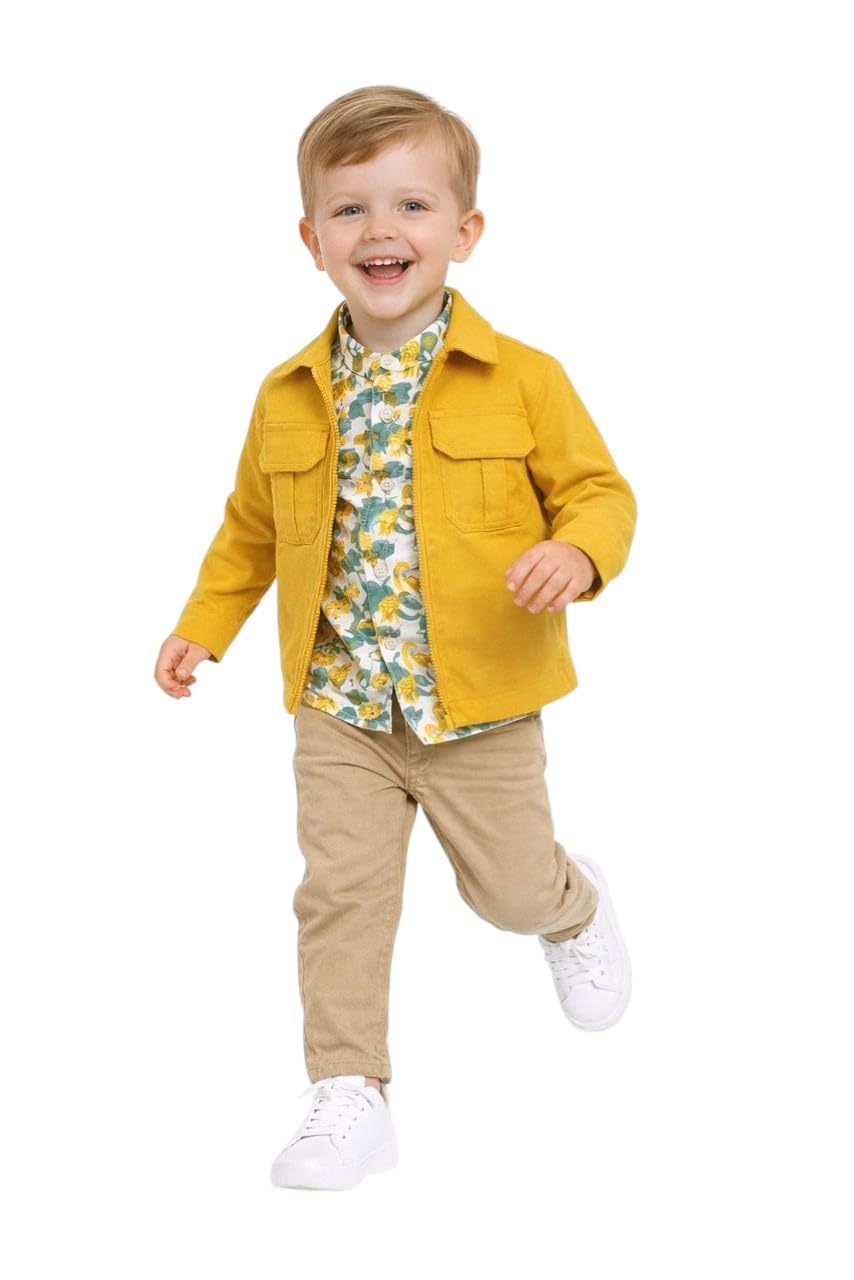 My BaBy Graphic 3-Piece Outfit Set for Boys - Multicolor