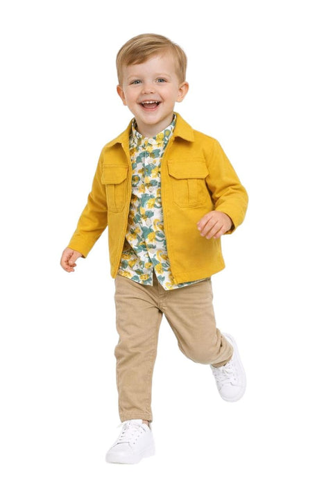 My BaBy Graphic 3-Piece Outfit Set for Boys - Multicolor