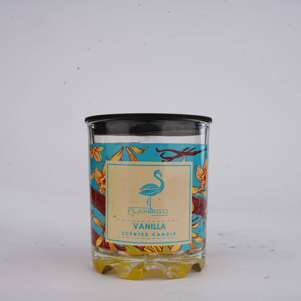 Flamingo Vanilla Scented Candle 160 g