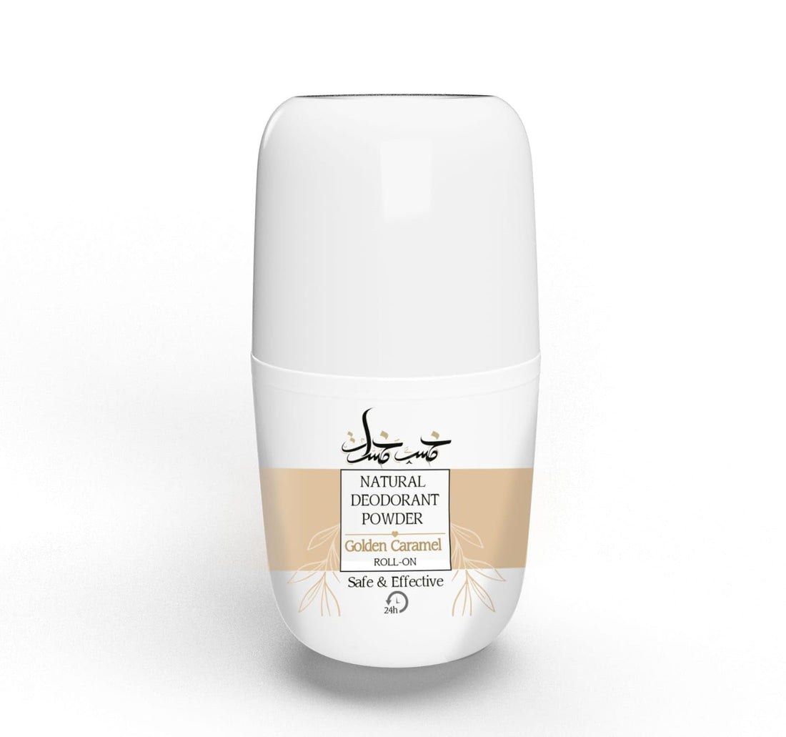 Five Fives NATURAL DEODORANT POWDER Golden Caramel 50ml