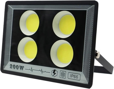 200W High Brightness Spotlight – Powerful Lighting for Wide Spaces for Outdoor and Indoor Use – Suitable for Homes, Warehouses, Facades
