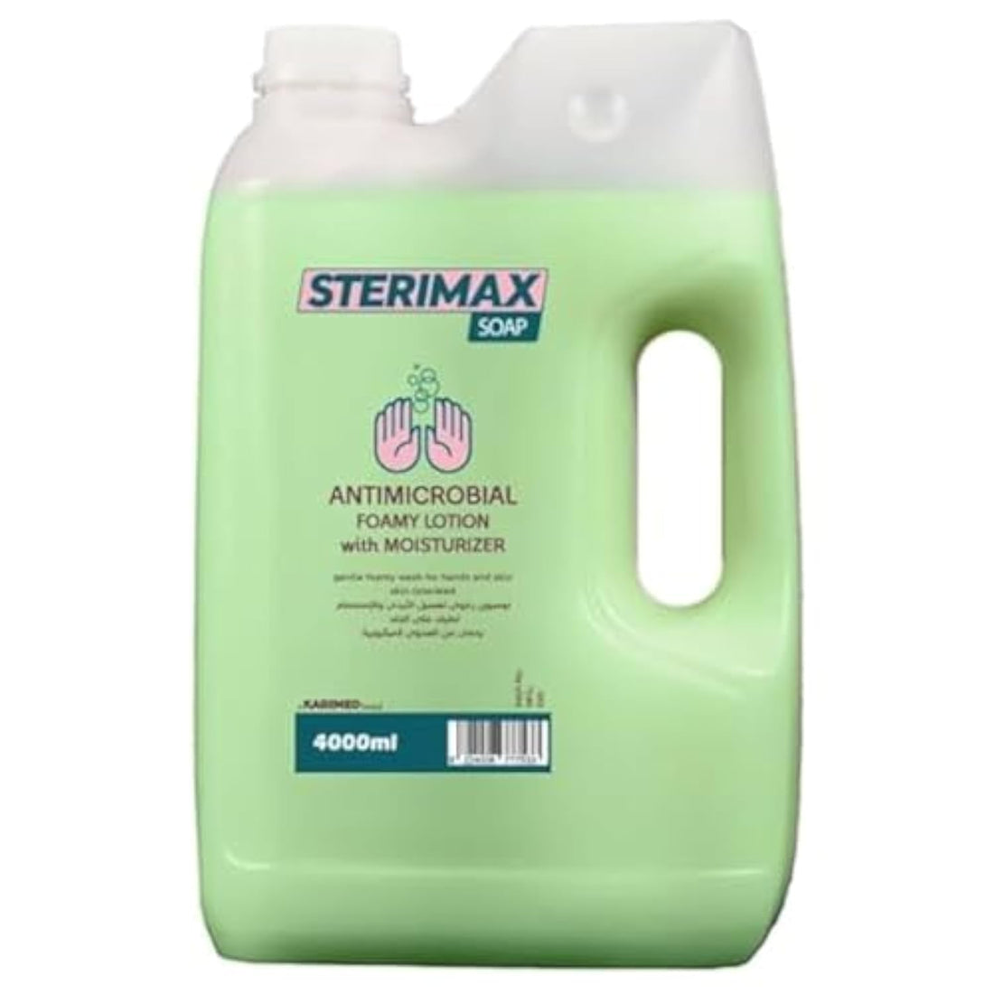 STERIMAX 4L antiseptic creamy hand wash green