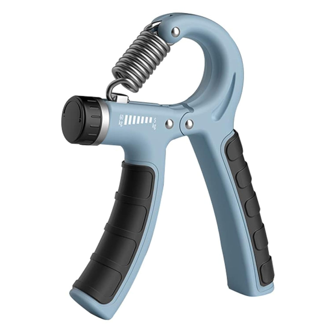 Zoomers Hand Grip Portable. Forearms Training and rehabilitation tools hand and forearm. Hand Gripper with Forearm Spring Adjustable between 5-60 kg. Unisex tools for arms and hand.Blue