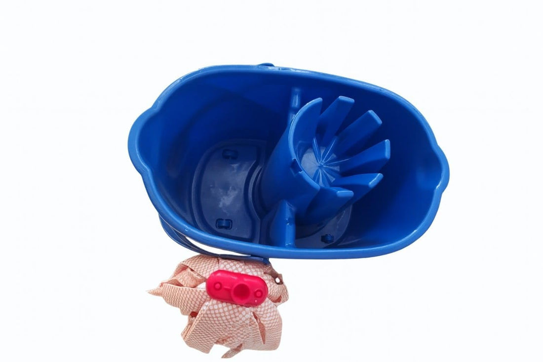Masih Bucket (Double Fabric Mop Bucket with Squeezer Blue)