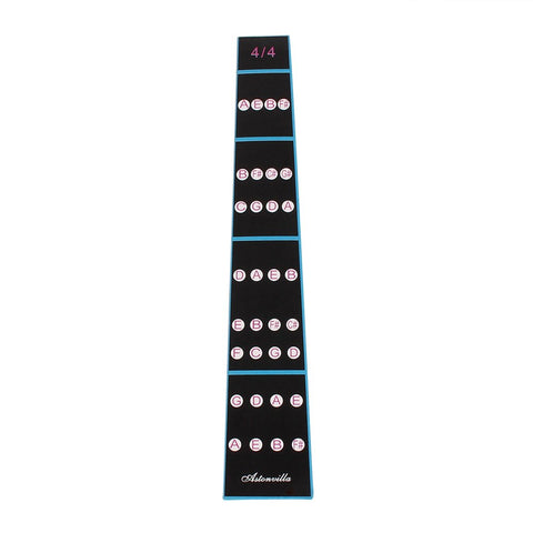 125 Violin Finger Guide Fingerboard Sticker, Removable 4/4 Violin Fiddle Finger Fingerboard Fretboard Sticker for Beginners Practice
