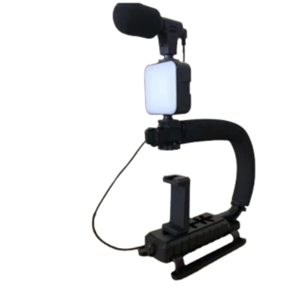 Exxelo AY-49U U Shaped Video Making Handheld Stabilizer Kit Camera Gimbal for Outdoor Videography Portable Video Camera Accessories C Shape Stabilizer for DSLR Mobile Phones DV