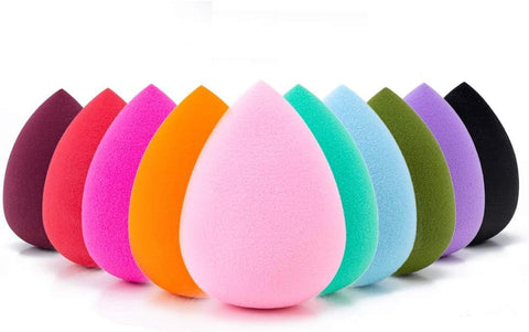 4-Piece Makeup Sponge Set – Multi-Colored Beauty Blender Sponges for Flawless Foundation, Liquid, Cream & Powder Application, Soft & Expandable Makeup Sponges for Smooth, Streak-Free Blending and Prof