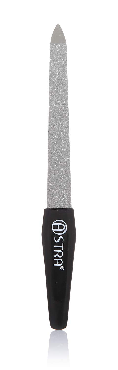 Astra Metal Nail File - Black & Silver
