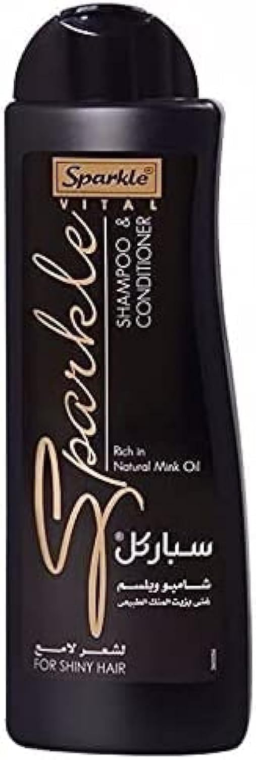 Sparkle Shampoo And Conditioner with Natural Mink Oil for Shiny Hair - 400 Ml