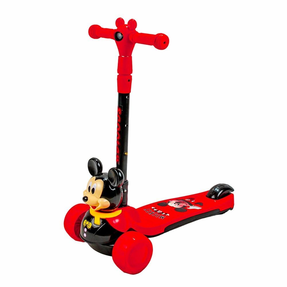 Dream Land Foldable Light Wheels Red Scooter - MQ-01