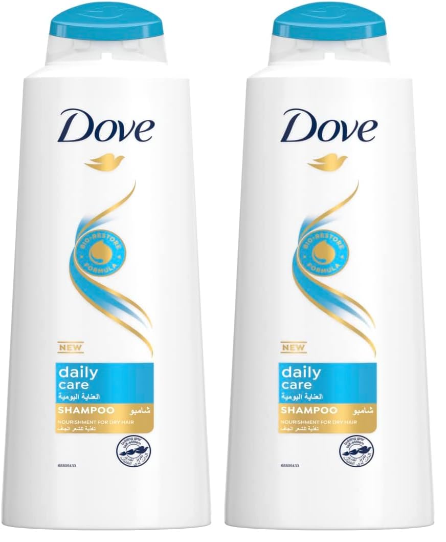 Dove Shampoo Daily Care 600ML (Pack of 2)