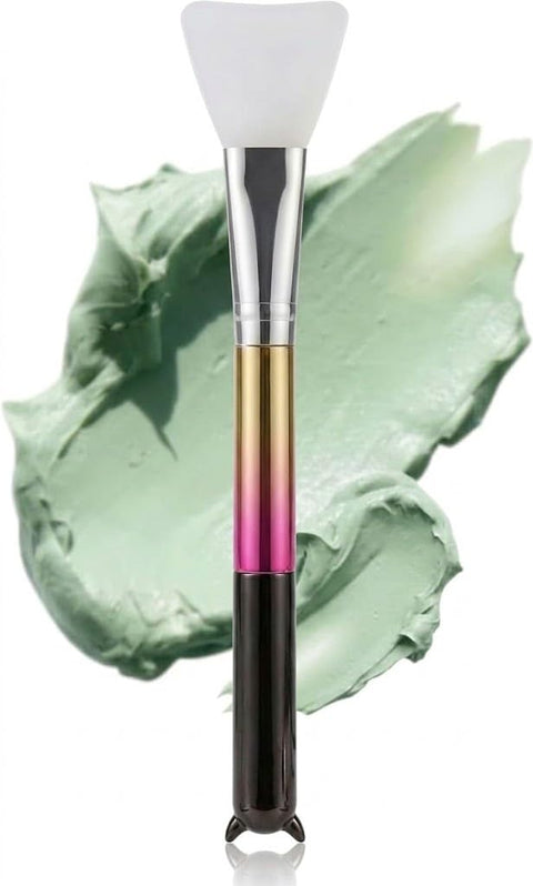 Makeup Soft Silicone Brushes Facial Mask Mud Applicator Brush Beauty Clear-1PC-MULTICOLOR