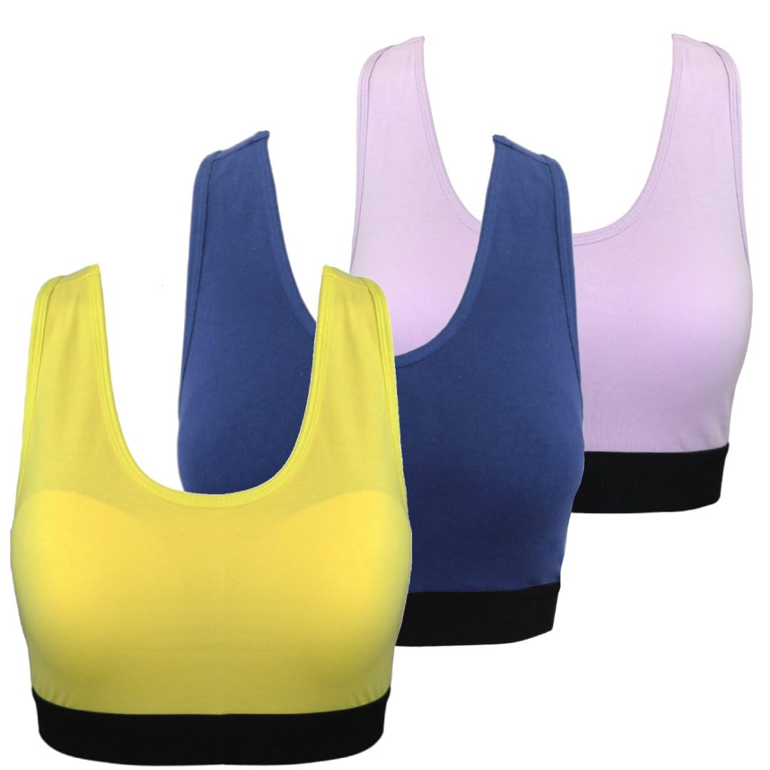 Lasso Womens (Set 4) T855 Sports Bra (pack of 3)
