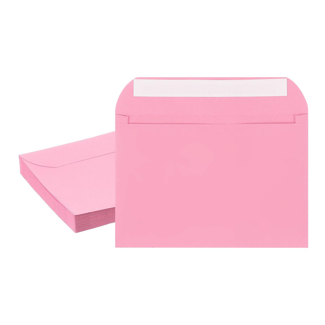 PATIKIL 7.5x5.5 Inch Invitation Envelopes, 20 Pcs Self-Seal for Invitations A7 Self Seal for Weddings Thank You Card Photos Postcards Birthday Greeting Cards Mailing, Pink