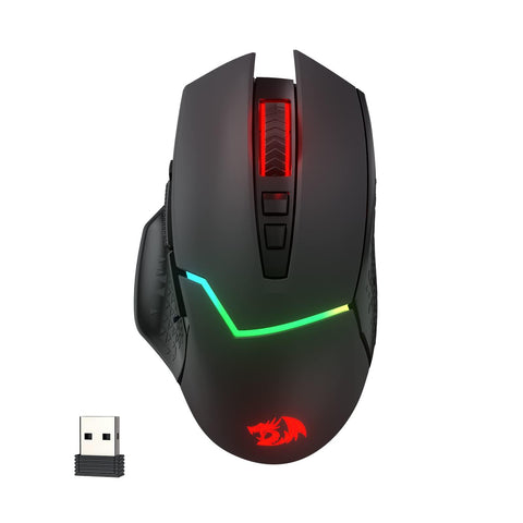 Redragon M690 PRO Wireless Gaming Mouse, 8000DPI Wired/Wireless Gaming Mouse with Quick Fire Button, 8 Macro Buttons, Ergonomic Design for PC/Mac/Laptop