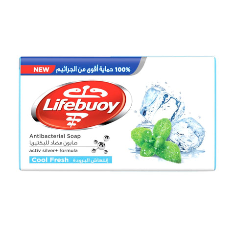 Lifebuoy Cool Fresh Antibacterial soap Made with Activ Silver Formula 165G
