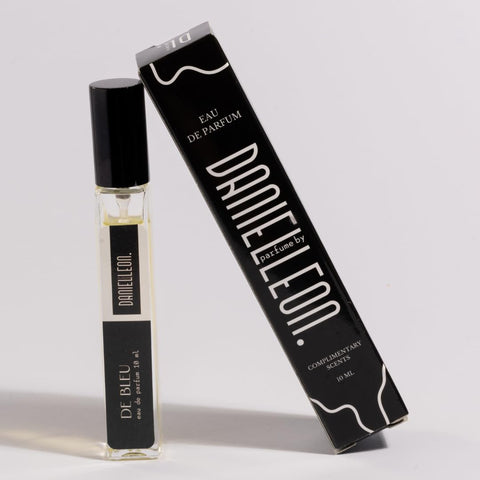 Daniel Leon Men’s Perfume – Inspired by De Bleu – Fresh & Woody Scent with Citrus Aromatic Notes – Long-Lasting Eau de Parfum Tester Spray – Travel Size 10 ml