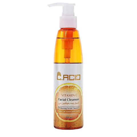C. ACID Facial Cleanser – 200 ml – With Hyaluronic Acid & Vitamin C - Antioxidants - Deep Cleansing - Deep Hydration