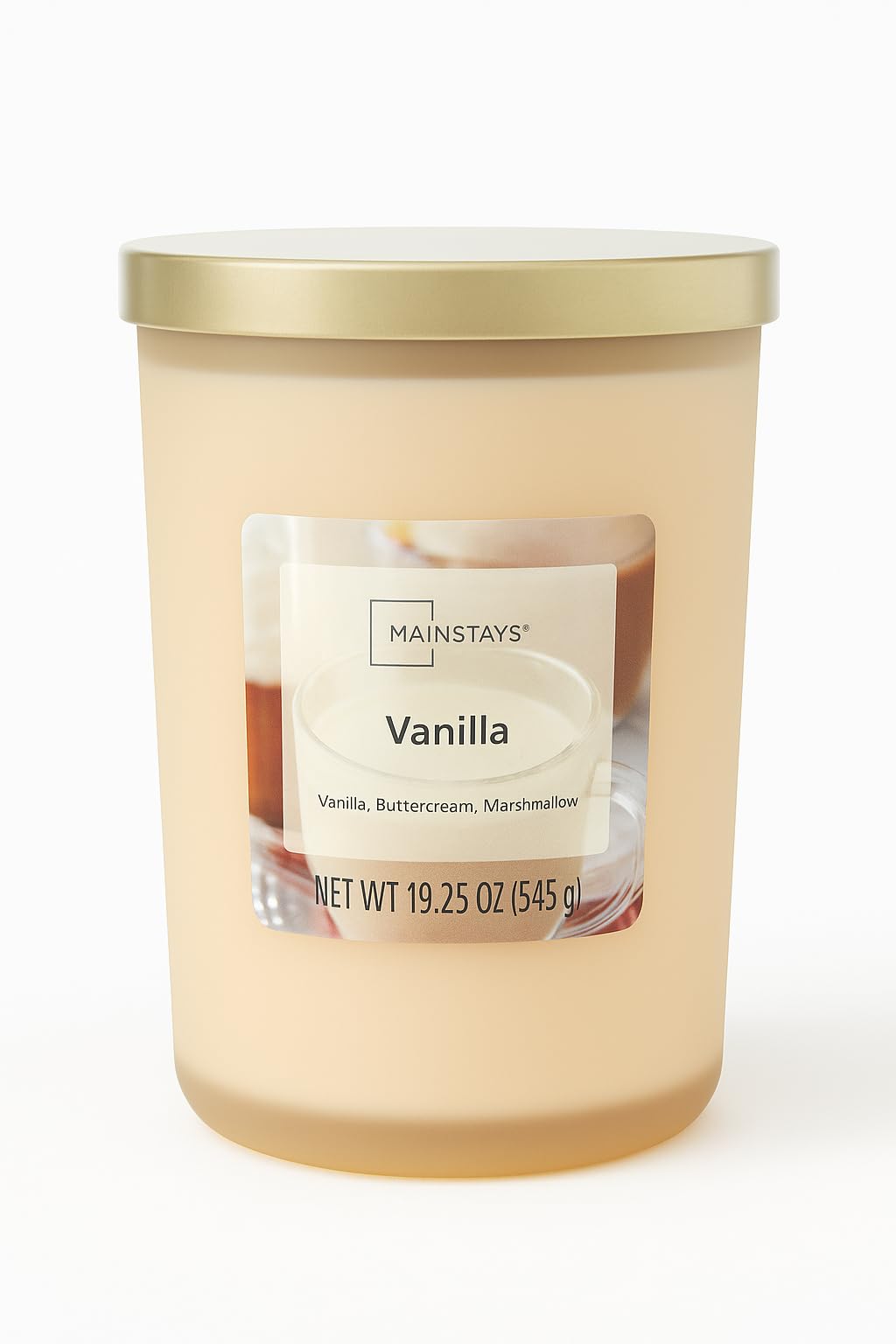 Kanawaty Scented 19.25 oz Candle Jar, VANILLA, Up to 110 Hours of Burn Time, Single-Wick