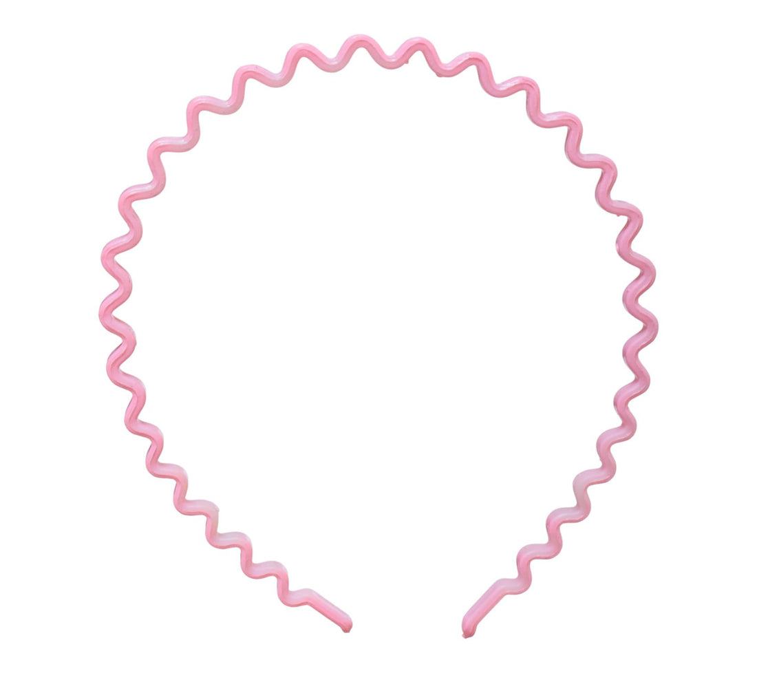 Daphne Plastic Hair Band For Girls - Pink