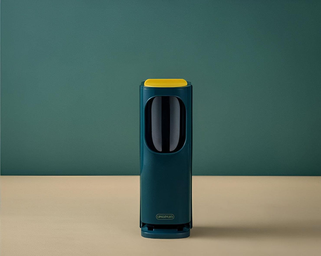 Storage of a strong plastic storage box to dry and store kitchen tools on the wall (Dark Green)