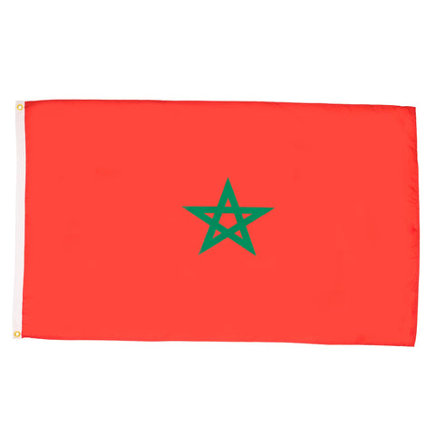 AZ FLAG Morocco Flag 3' x 5' - Moroccan flags 90 x 150 cm - Banner 3x5 ft