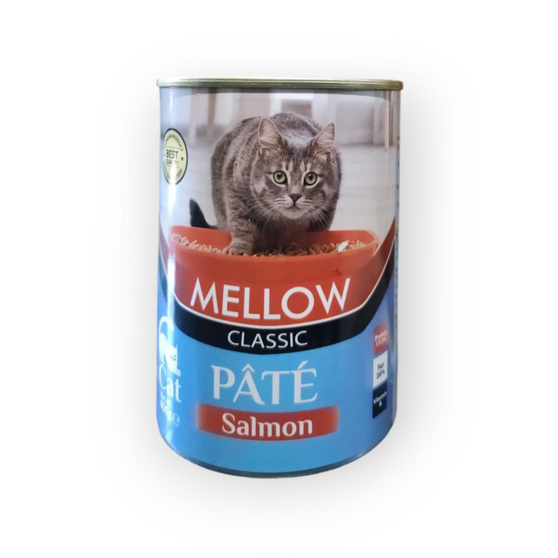 Mellow Classic Salmon Pate Wet Food for Cats 400 g