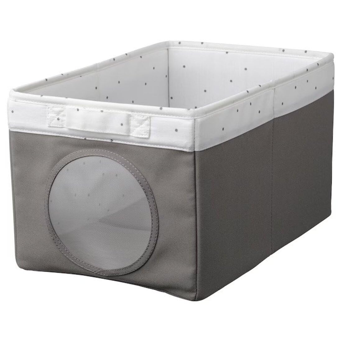 Digital Shoppy LEN Box, grey/dotted white, 25x37x22 cm