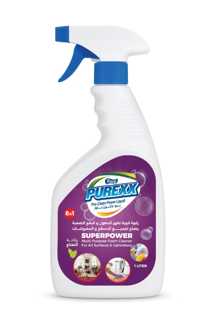 PUREXX 8 In 1 Super Strength Multi Purpose Cleaner With Mint Sent - 1 Liter