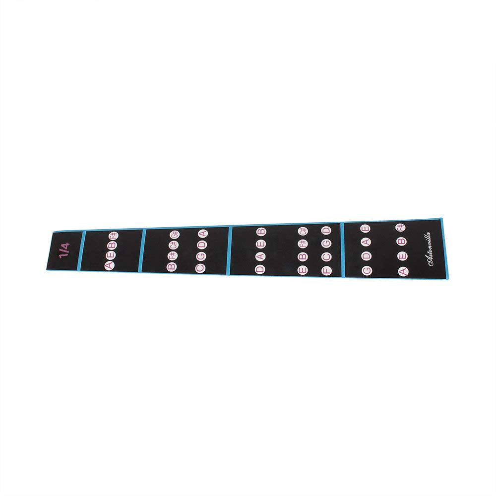 4/4 Violin Finger Guide Fingerboard Sticker, Label intonation Table Marker for Practice Beginners A