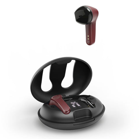 Hama 184168 "Spirit Unchained" ENC True Wireless Earbuds, Red
