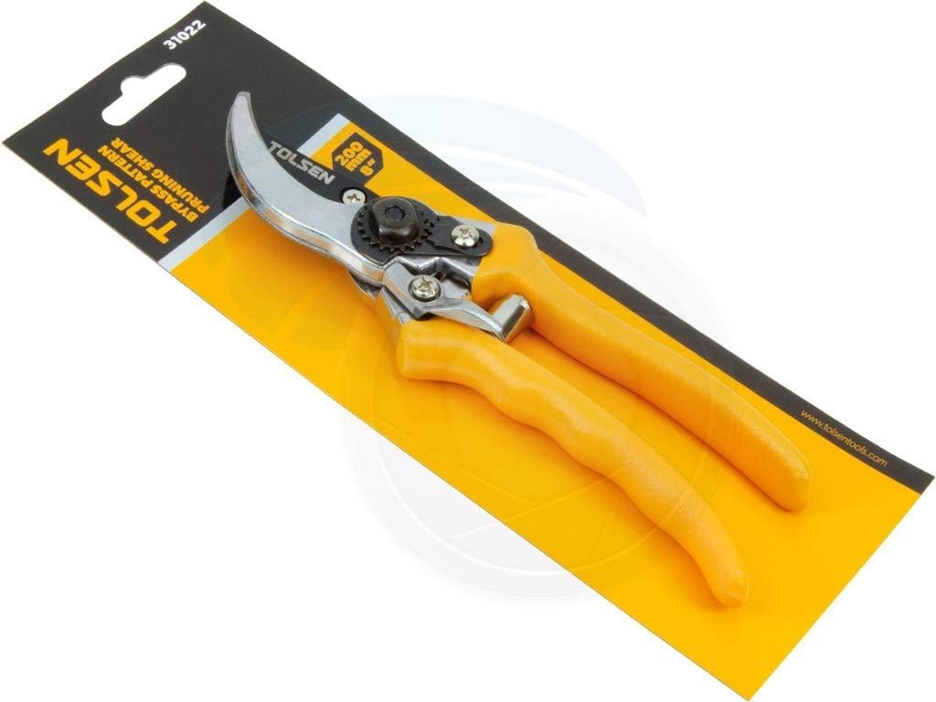 Scissors for pruning trees, plants and flowers steel blades 65Mn code 31022 TOLSEN