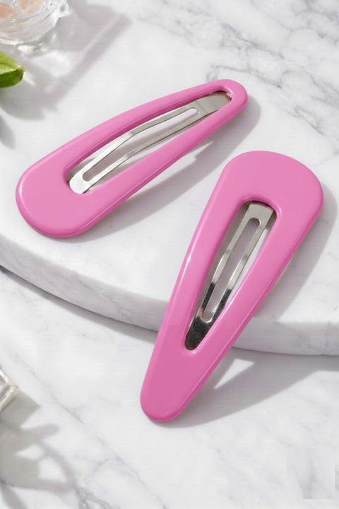 Large Size Hair Pins 2 Pieces (pink)