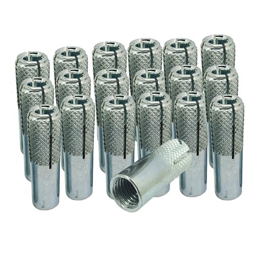 Fisher Akmon D Galvanized Stainless Steel Rivet Clips - Size 8mm - 20 Pieces by Rana Store