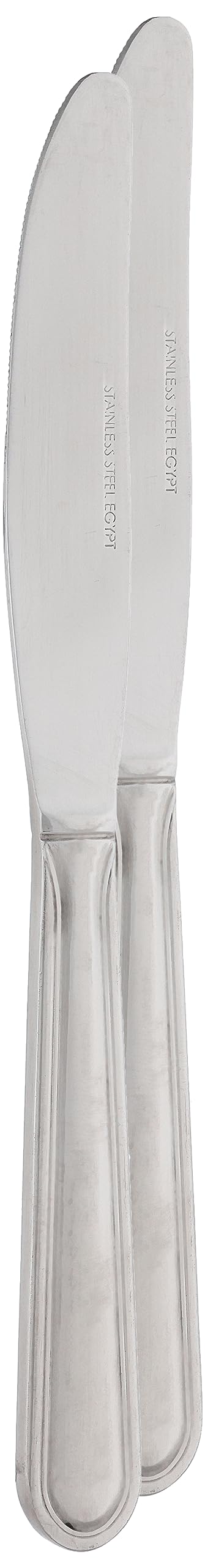 stainless steel dessert knife set - 2 pieces
