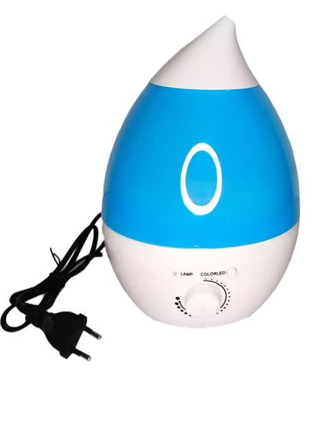 Ultrasonic Mist Humidifier Mist Diffuser, Mist Humidifier Ultrasonic Soil Microdermabrasion Humidifier Variable Light 2.5 L Milky
